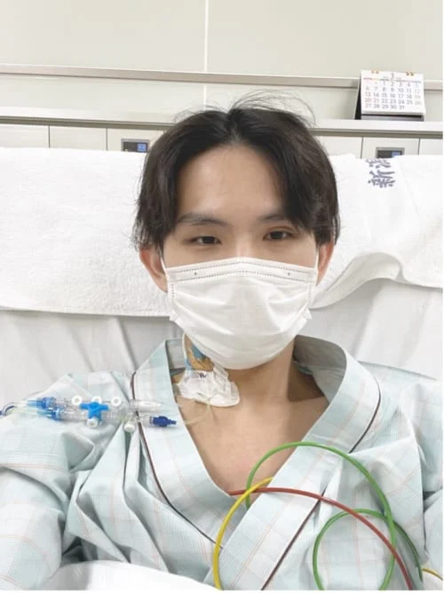 発症時。病気の説明を聞いた後は両親とも会話ができないほどショックを受けていた