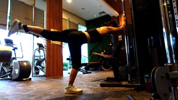 トレーニングはいつも“マッチョの聖地”と呼ばれるフリーウェイトエリアで