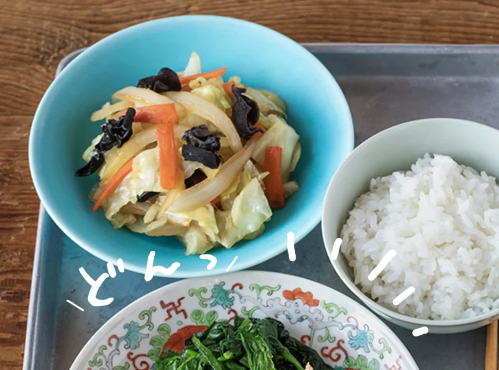 野菜の中華炒め