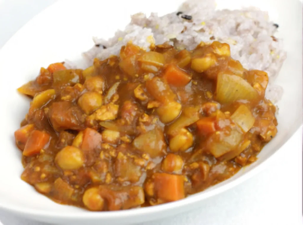 お豆とトマトのヘルシーカレー